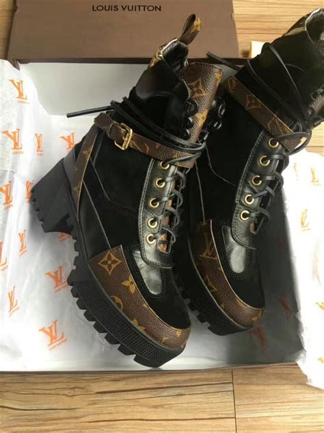 faux lv boots|louis vuitton boots dupe.